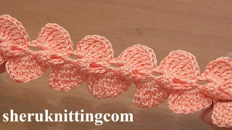 How To Crochet 3D Ribbon Tutorial 29 Come lavorare all'uncinetto il nastro 3D