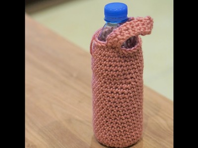How to crochet a bottle cover   |||               Right handed