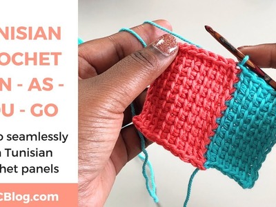 How to Join As You Go in Tunisian Crochet *SEAMLESSLY ADD PANELS WITH THESE TIPS*