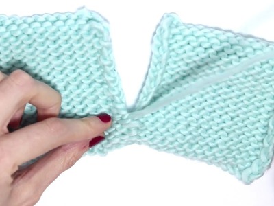 How to make an invisible seam on reverse stockinette stitch | WE ARE KNITTERS