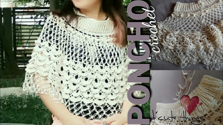 How to make CROCHET PONCHO