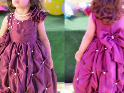 How to make stylish frock smocking frock cutting and stitching tutorial