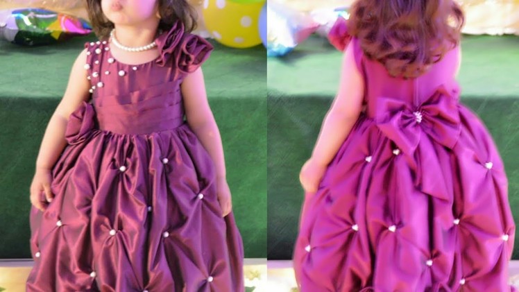 How to make stylish frock smocking frock cutting and stitching tutorial