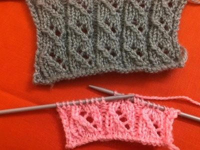 Jali wala single colour knitting design