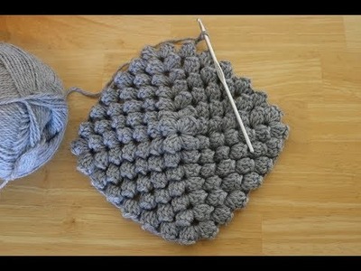 Popcorn Stitch Crochet Blanket