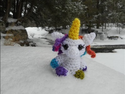 Sitting Unicorn Amigurumi Crochet Tutorial