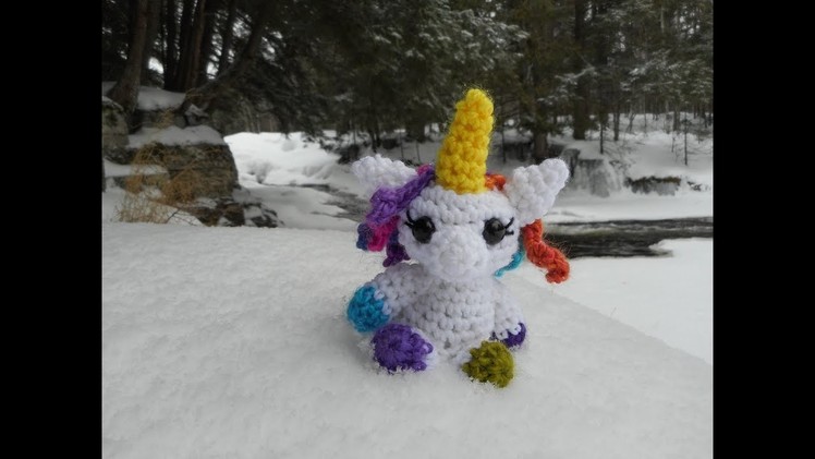 Sitting Unicorn Amigurumi Crochet Tutorial