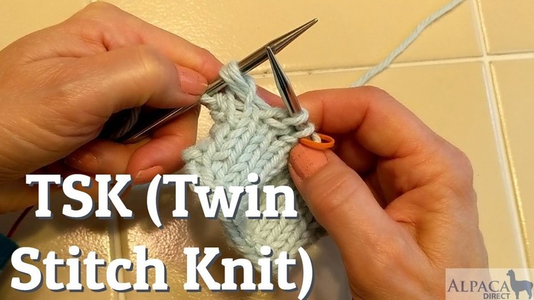 TSK (Twin Stitch Knit) Knitting Tutorial For Short Row Heels