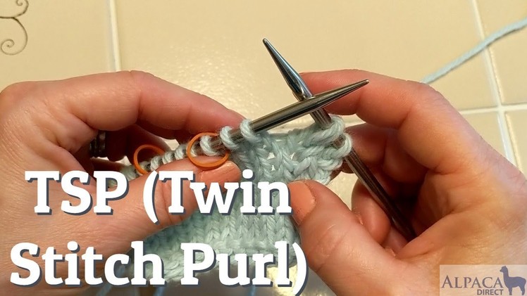 TSP (Twin Stitch Purl) Knitting Tutorial For Short Row Heels