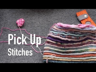 TUTORIAL ❤︎ Pick Up Stitches in Full of Minis Hat  ❤︎ How I.   knitting ILove