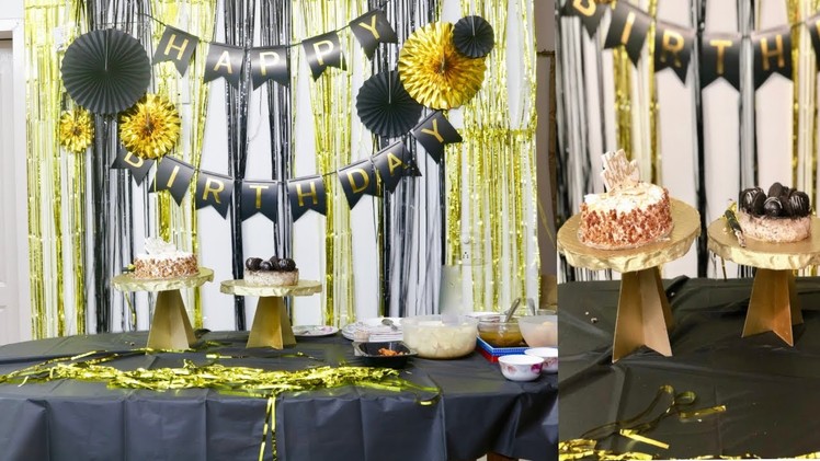 How to Decorate Your House for a Birthday Party | How I Decorated Room for my Husband's Birthday