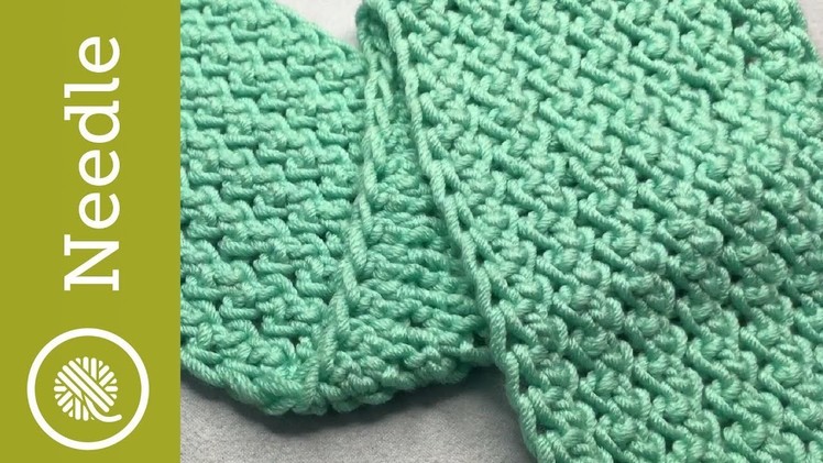 How to Knit Sisal Stitch (Left Handed)