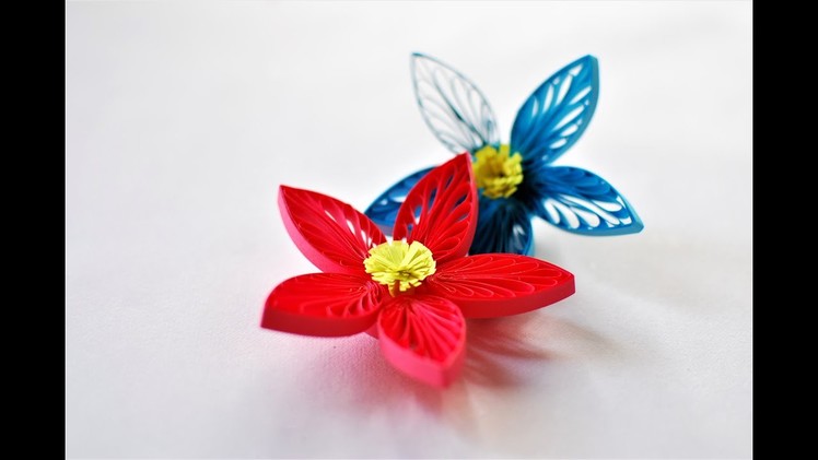 How To Make 3D Quilling Flower