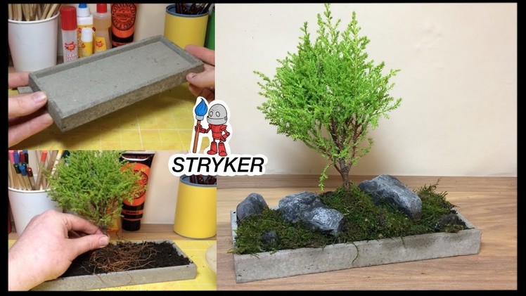 How To Make a  Japanese Style Micro Moss Garden