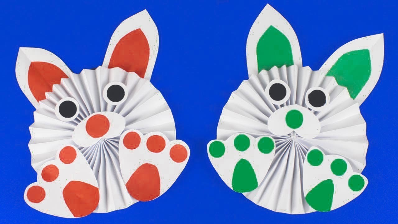 how-to-make-a-paper-bunny-easy-ester-crafts-paper-crafts-for-kids