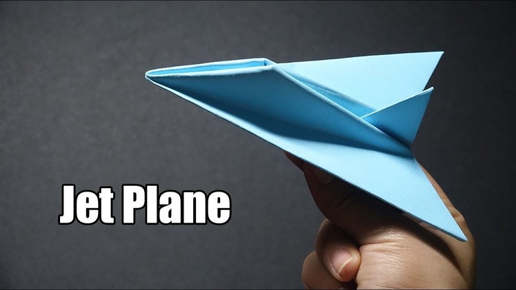 How to make a Paper Jet Plane model | EASY Origami A4 Paper Airplanes