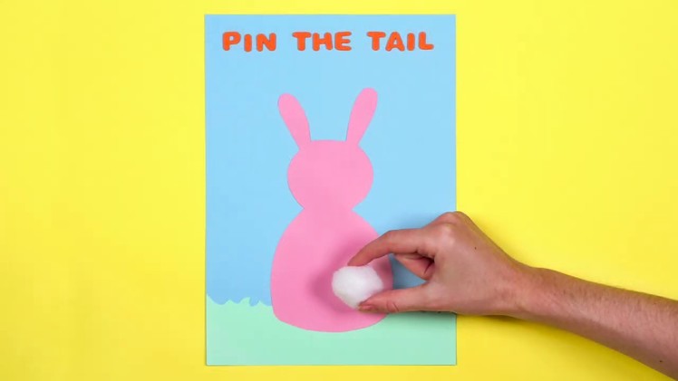 How to make a Pin the Tail on the Bunny Game | Easter Games | Easy Easter Crafts | Baker Ross