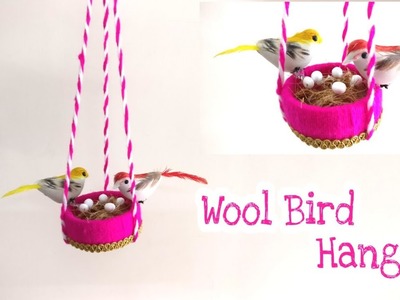 How To Make Birds Nest With Bangles | DIY | Birds Wall Hanging | Best Out Of Waste