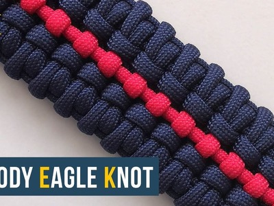 How to make Bloody Eagle Knot | Paracord Bracelet tutorial