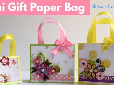 How to make Paper Bag. Mini Gift Paper Bags