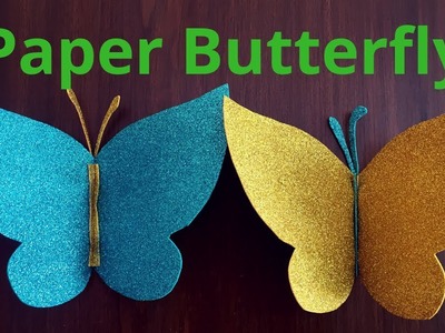 How to make Paper Butterfly|| Easy paper butterfly||DIY paper butterfly