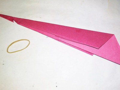 How to Make paper Rocket in the world with rubber power