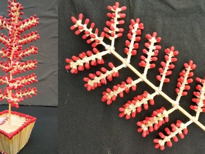 How to make tree from Matchstick। DIY matchstick tree।matchstick art.
