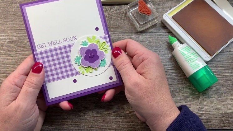 How to make two simple spring cards with a touch of printed paper!