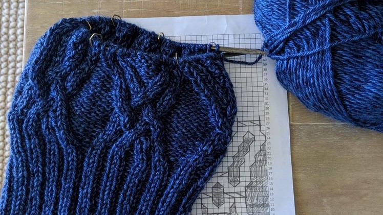 Learn to Read A Knitting Cable Chart | Cable Hat Step-by-Step Tutorial | Knitting House Square