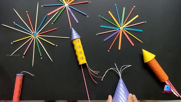 Amazing paper crafts in 5 minutes | colorful crackers |  How to create crackers