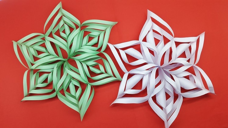 Christmas Snowflake Tutorial | How To Make Paper Snowflake Easy Making Video