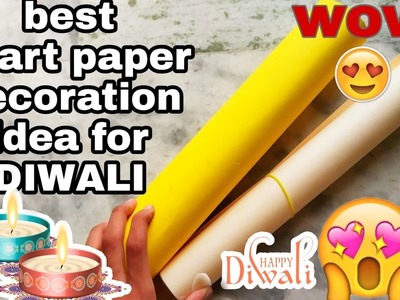 Diwali chart making |  Chart  paper decoration ideas for school |  how to make chart papers
