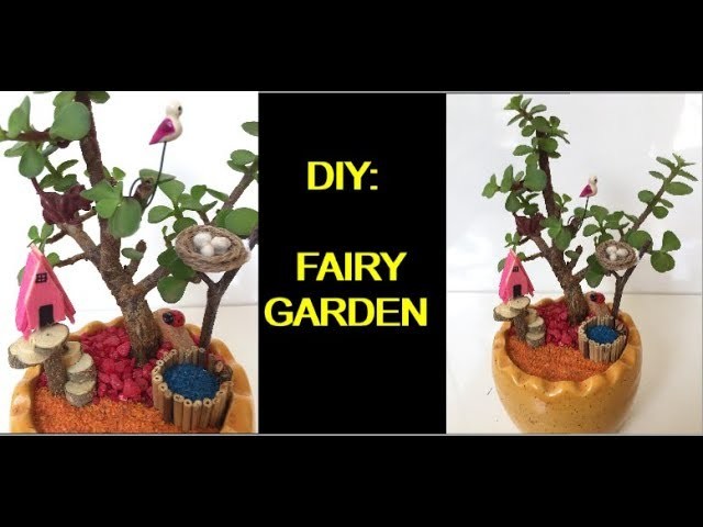 DIY | How to make Fairy Garden in small pot
