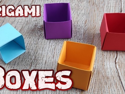 DIY Paper Box | How to Make A Paper Box Crafts for Home Decoration |  Easy Do it Yourself Origami