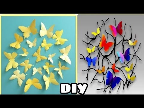 Diy paper fish wall hanging, Wall Decoration ideas, How To Make Easy