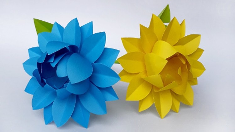DIY Paper Flower | How to Make Beautiful Flower with Paper | Easy Paper Flower Making