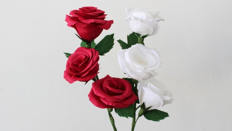 DIY Paper Flower : How to make paper rose using Duplex Paper | Paper Roses