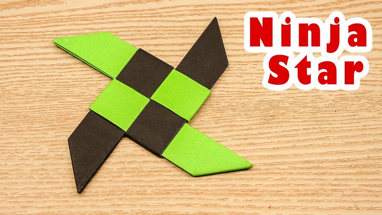 Easy Origami Paper Ninja Star How To Make Ninja Star Step By Step
