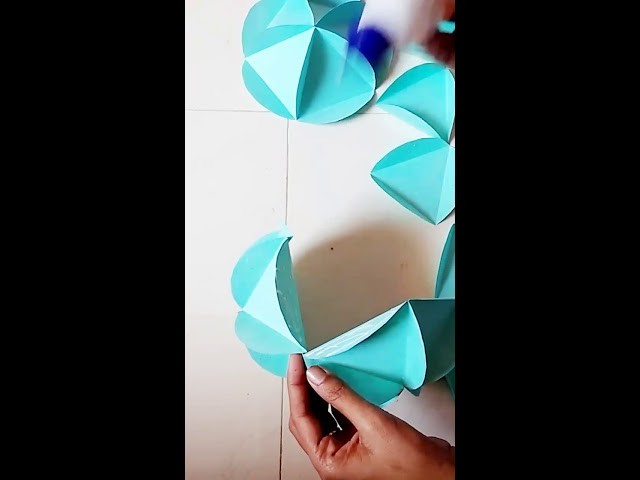 Handmade Paper Lantern for Diwali.How to  Make a Paper lantern Ball.How to Make  Diwali Lantern.