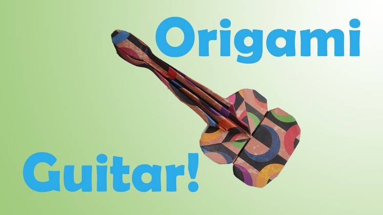 How to Fold an Origami Guitar. Ukulele