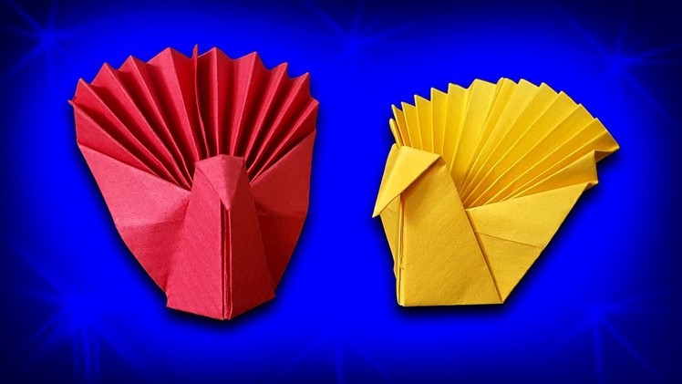 How to Fold an Origami Peacock - CaTa Crafts