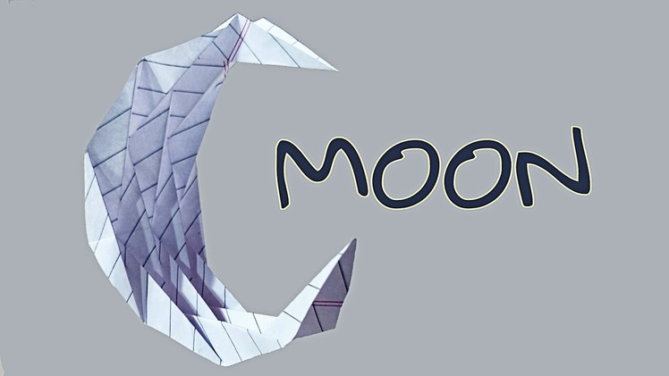 How to make a moon.origami