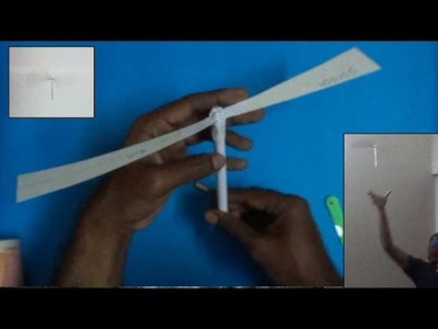 How to Make a Paper Helicopter that Flies - Paper Flying Helicopter