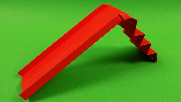 How to Make a Paper Playground Slide Origami