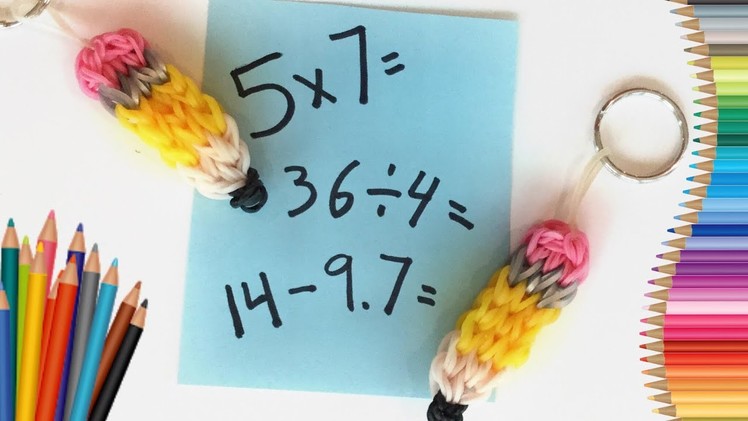 How to Make a Rainbow Loom Pencil Charm!