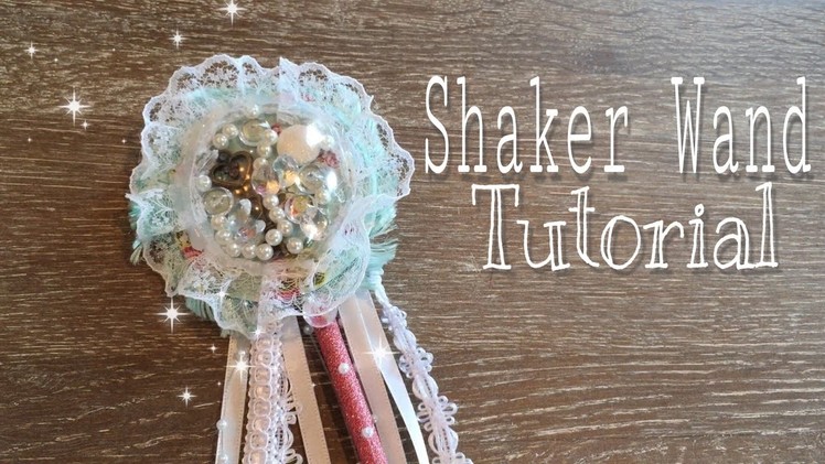 How to make a Shaker Wand using clear ornaments