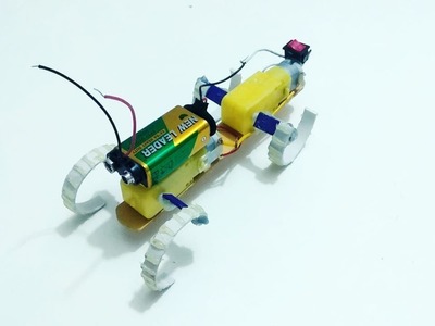 How to Make a Walking Robot using DC Motor - Very Simple