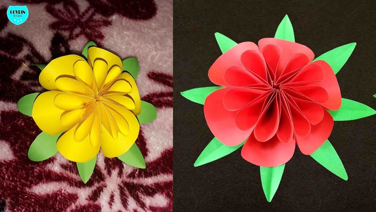 How To Make Beautiful Flower With Paper, Making Paper Flowers