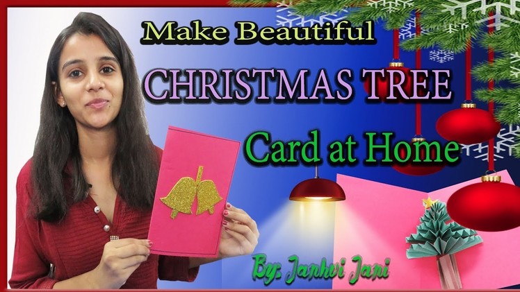 How to make| Beautiful Pop Up Christmas Tree Card| At Home in 4 Minutes | Very Easy Greeting Card