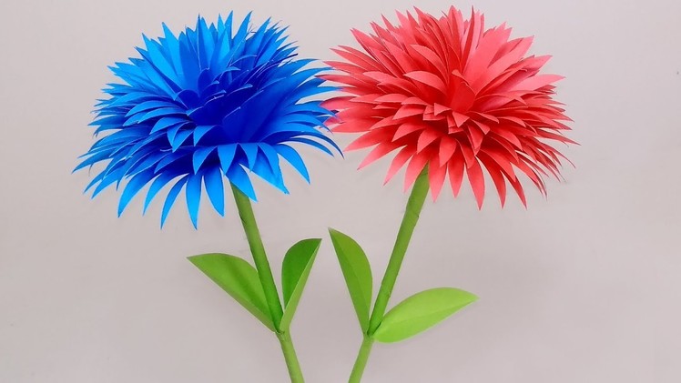 How to Make Beautiful Stick Flower Idea with Paper | DIY Stick Flower | Abigail Paper Crafts
